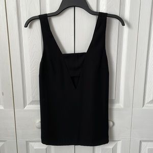 Black tank with cut out
